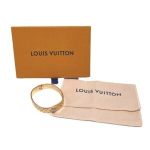 LOUIS VUITTON Gold Monogram Bracelet